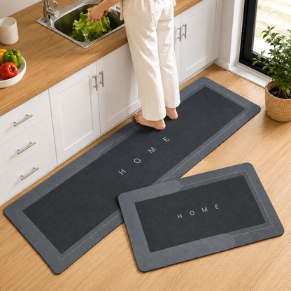 Alfombras Antideslizantes Súper Absorbentes para Cocina y Baño – Combo x2