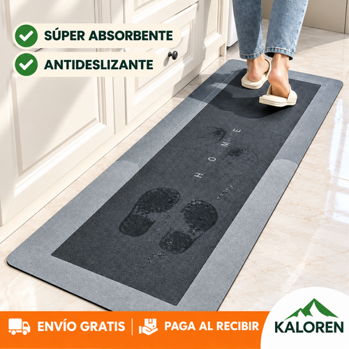 Alfombras Antideslizantes Súper Absorbentes para Cocina y Baño – Combo x2